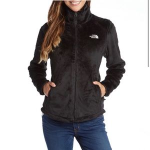 The North Face Osito Fleece Jacket Sz S/P In Black